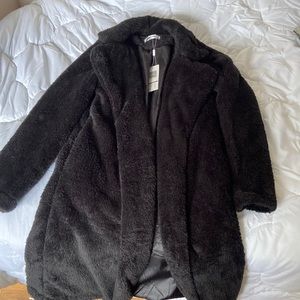 Black fuzz jacket